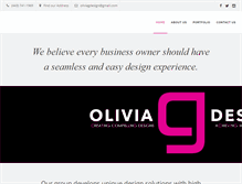 Tablet Screenshot of oliviagdesign.com